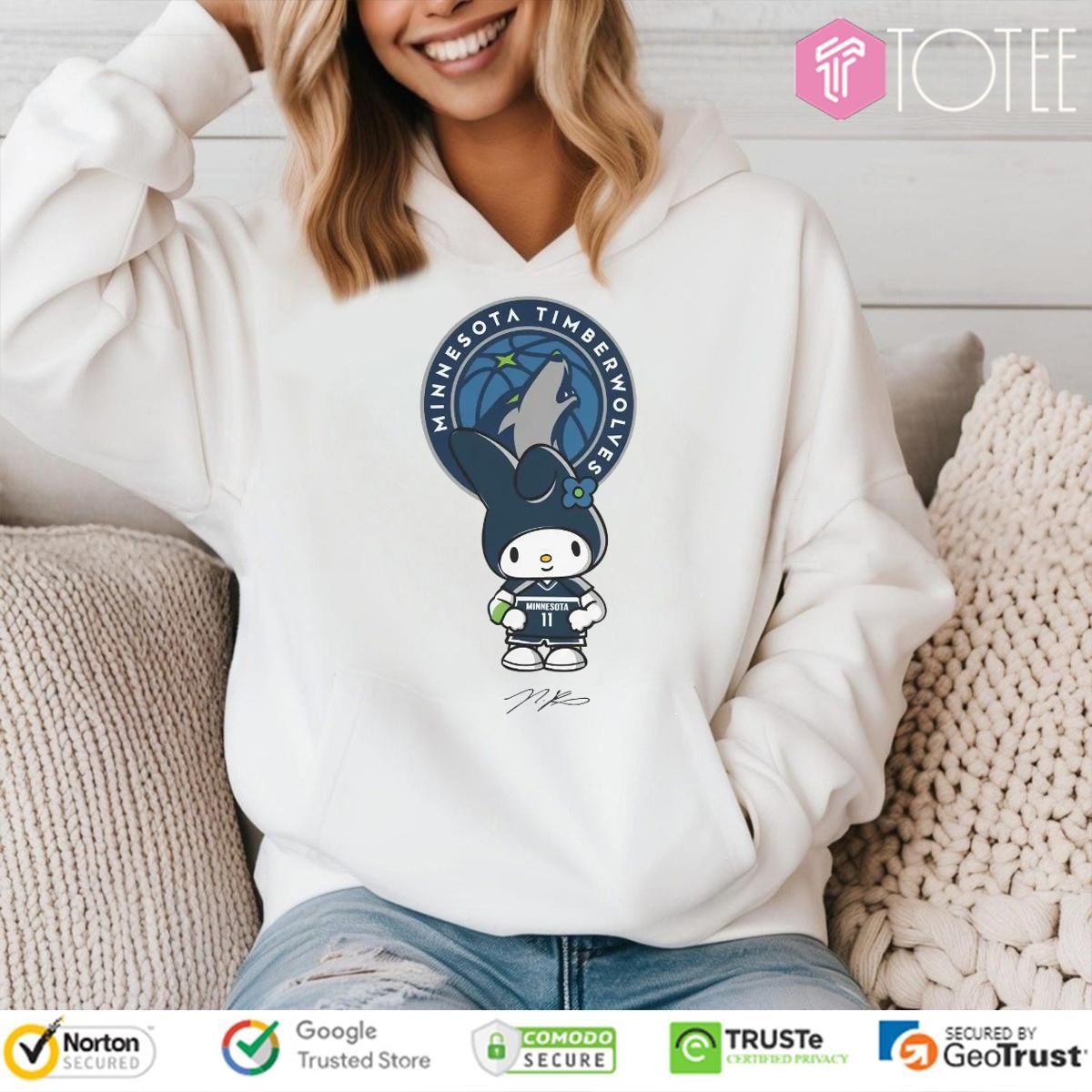 Minnesota Timberwolves Naz Reid Hello Kitty Signature Hoodie