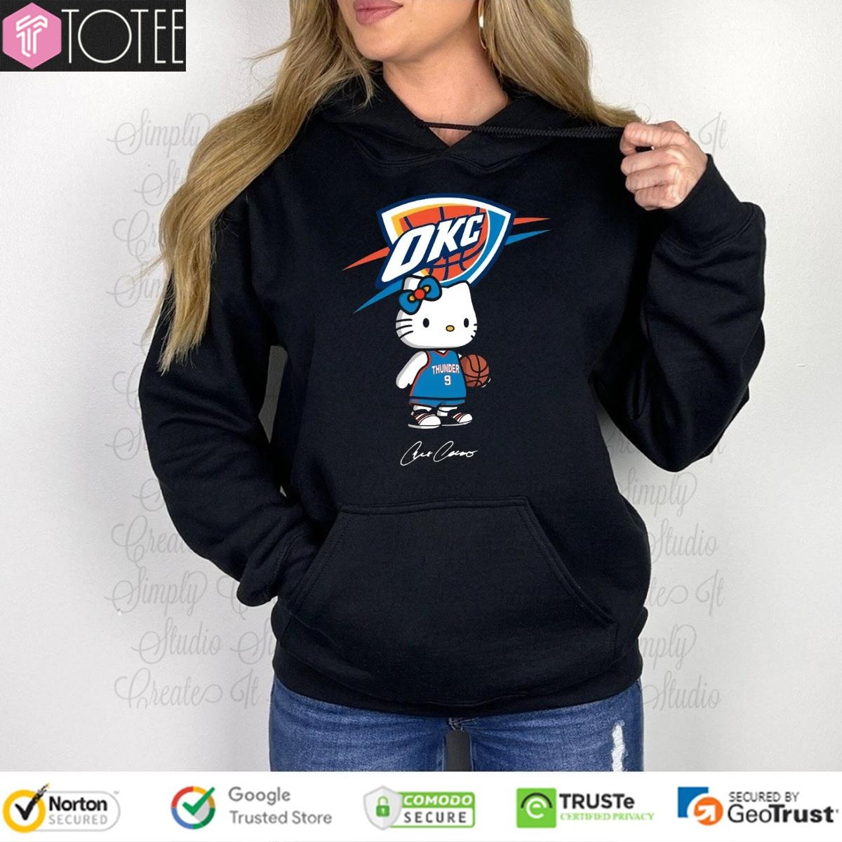 Oklahoma City Thunder Alex Caruso Hello Kitty Signature Hoodie