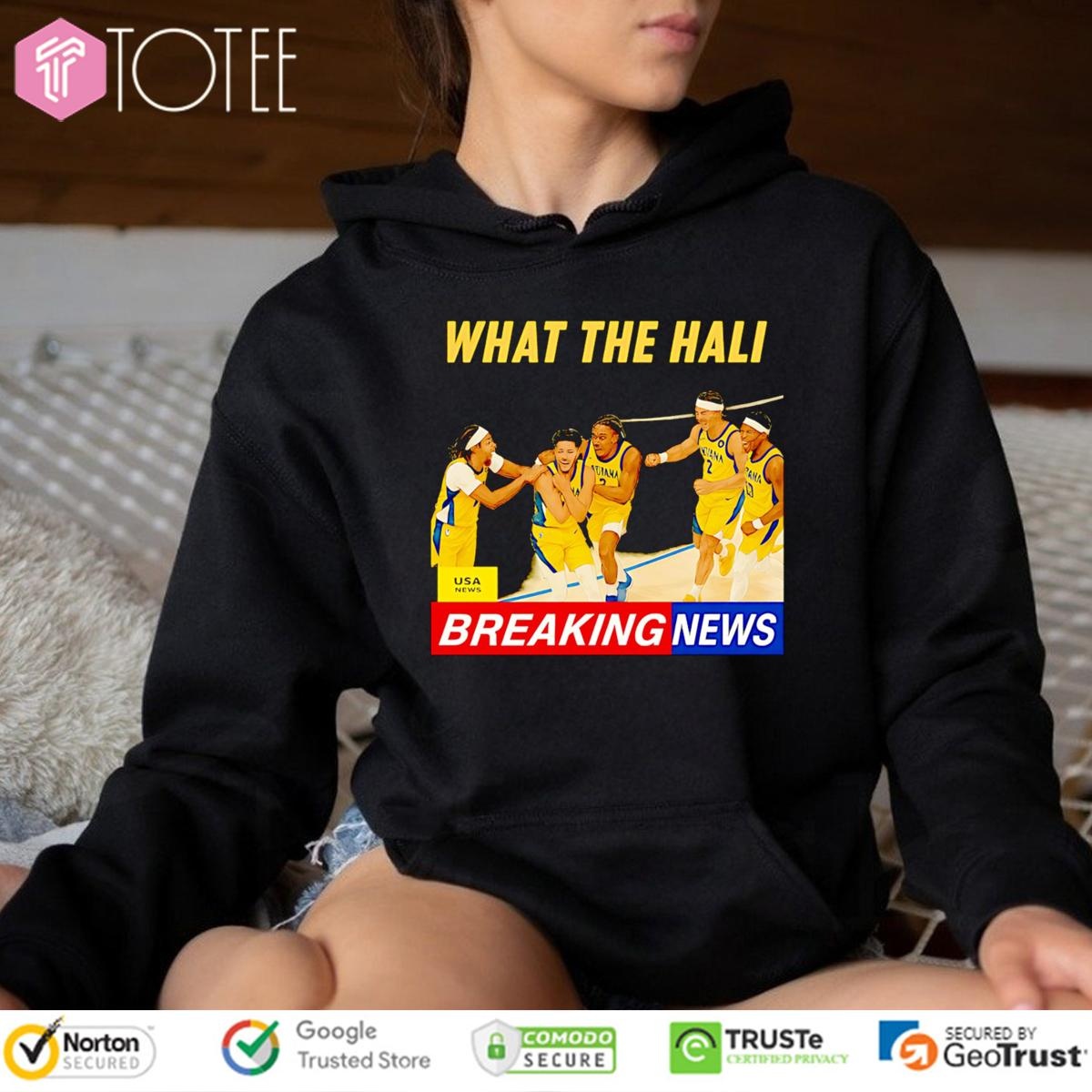 Tyrese Haliburton What The Hali Breaking News Indiana Pacers Hoodie