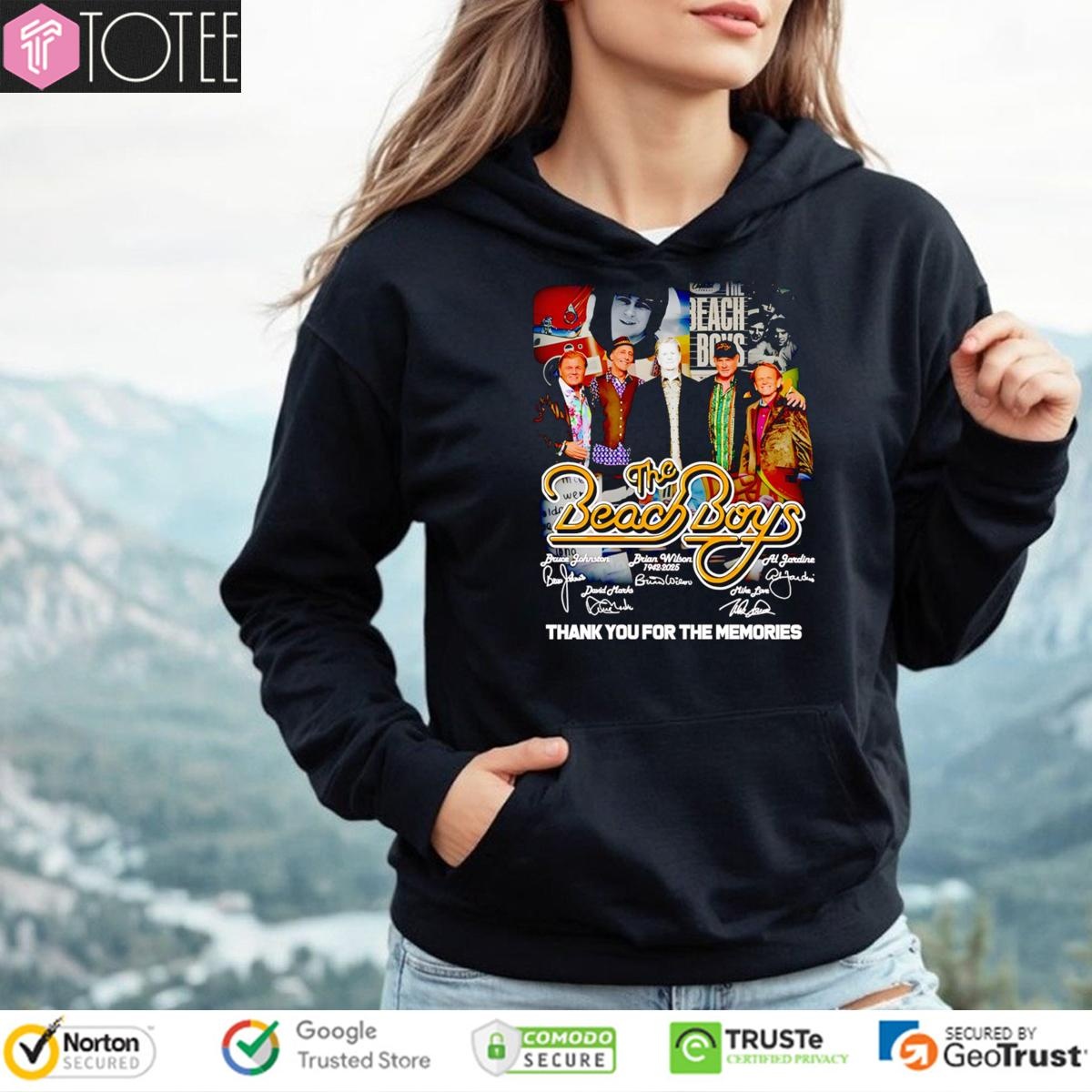 The Beach Boys Thank You For The Memories Signatures Hoodie