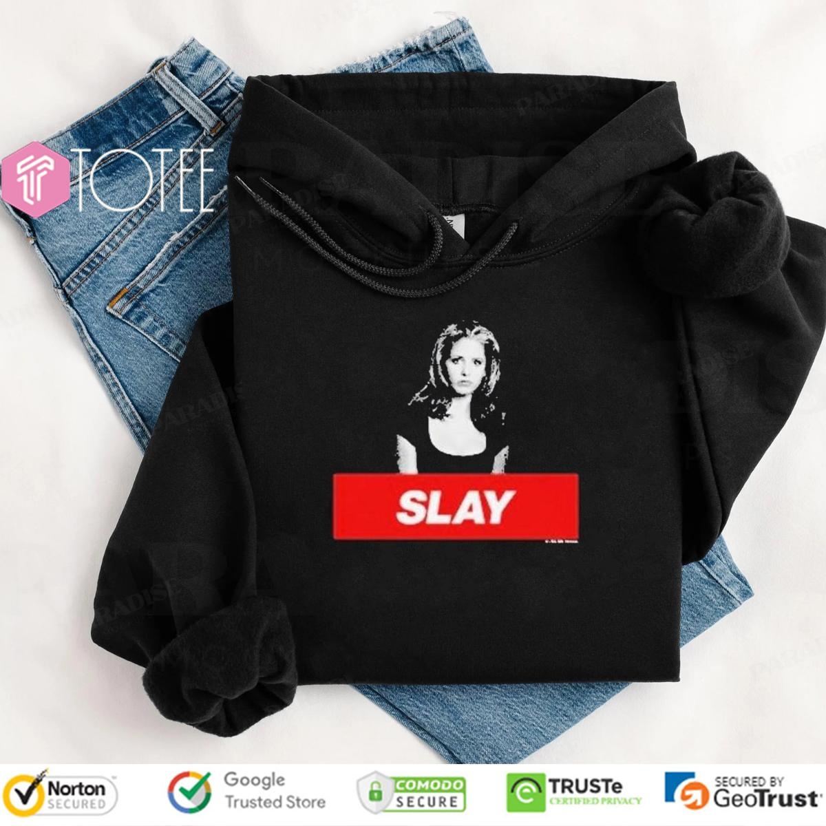 Buffy The Vampire Slayer Slay Photo Shirt Hoodie