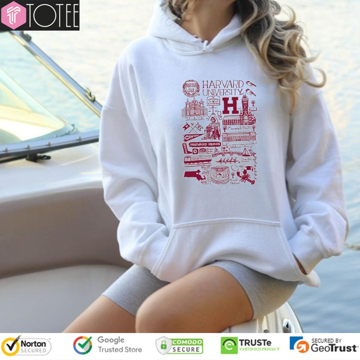 Harvard University Art Illustration Hoodie