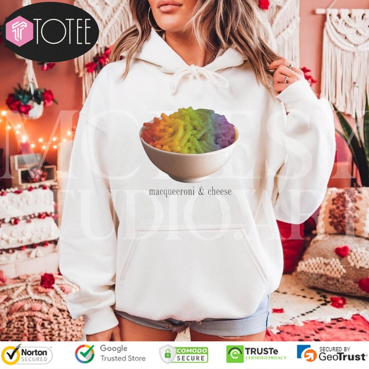 Macqueeroni And Cheese Pride Rainbow Hoodie