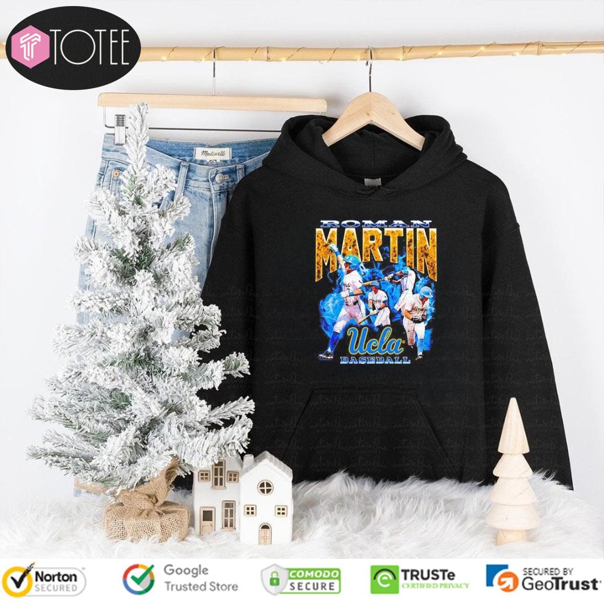 Roman Martin 90S Picture Collage Ucla Bruins Baseball Hoodie