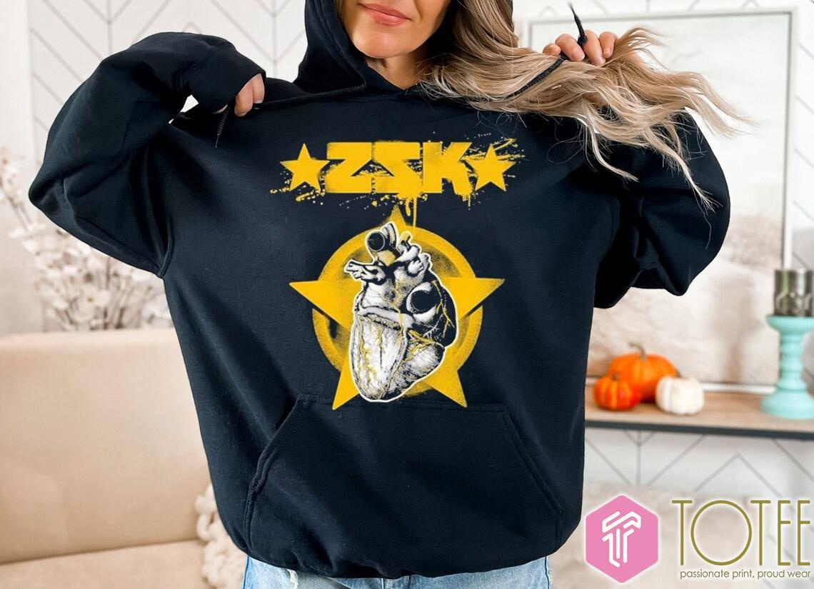 Zsk Herz Fur Die Sache 10 Jahae Tour 2024 Heart Star Hoodie