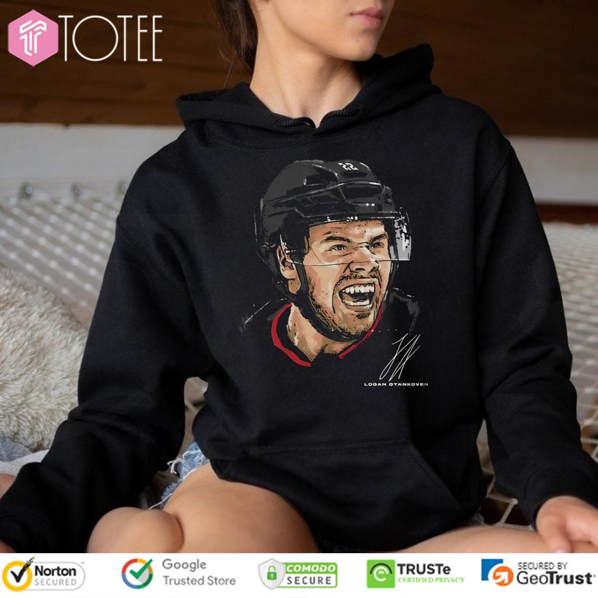 Logan Stankoven Carolina Hurricanes Hockey Signature Hoodie
