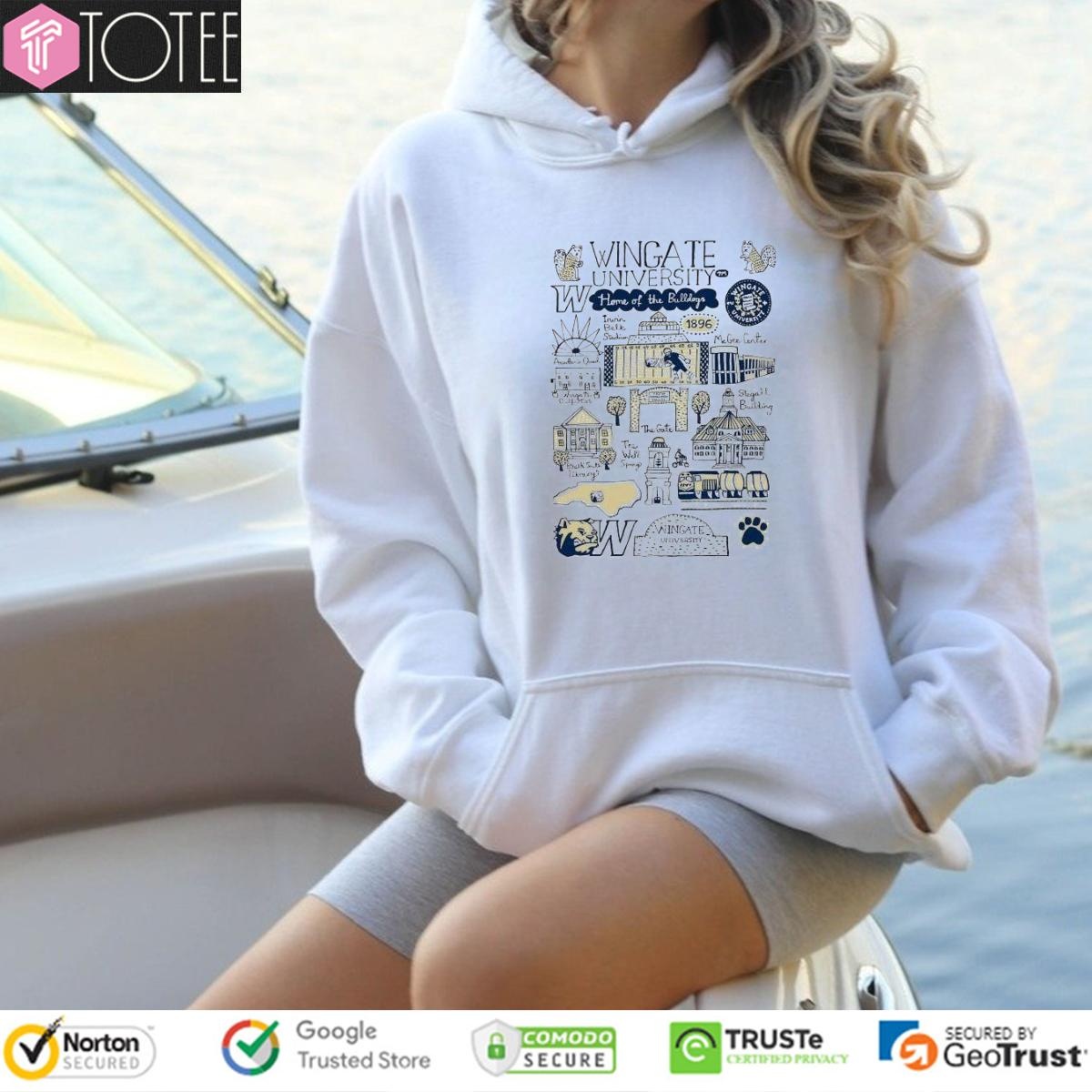 Wingate University Art Illustration Hoodie