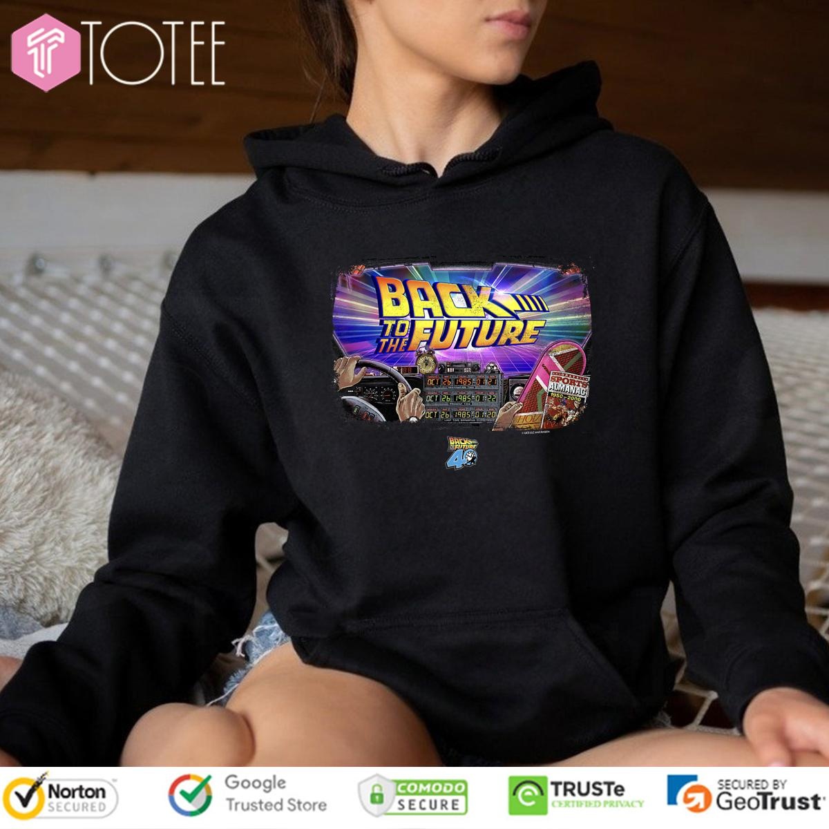 Back To The Future 40Th Anniversary Time Machine Pov Hoodie
