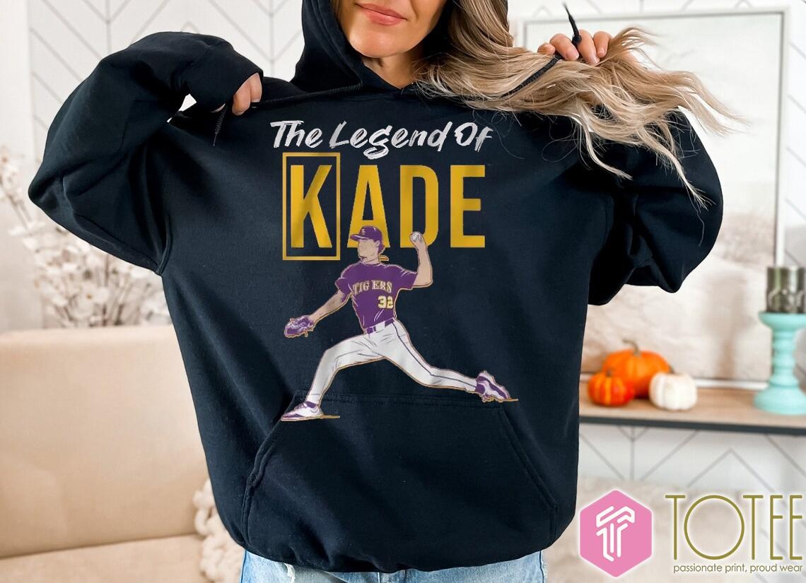 The Legend Of Kade Anderson Ls Tiger Baseball Hoodie