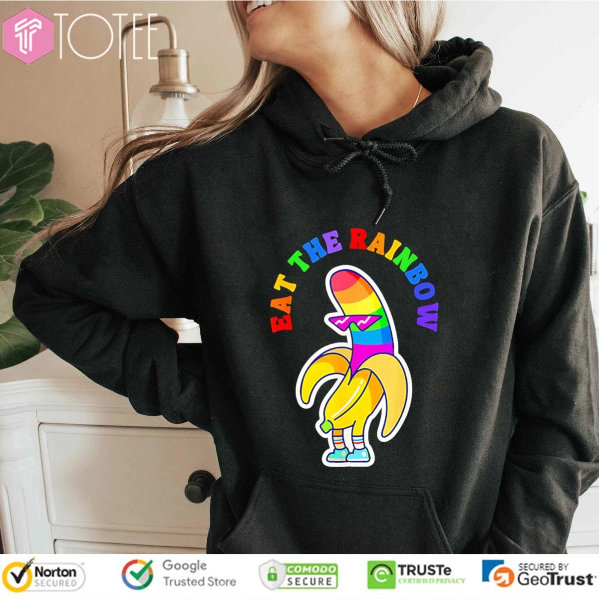 Banana Lgbt Pride Eat The Rainbow Hoodie