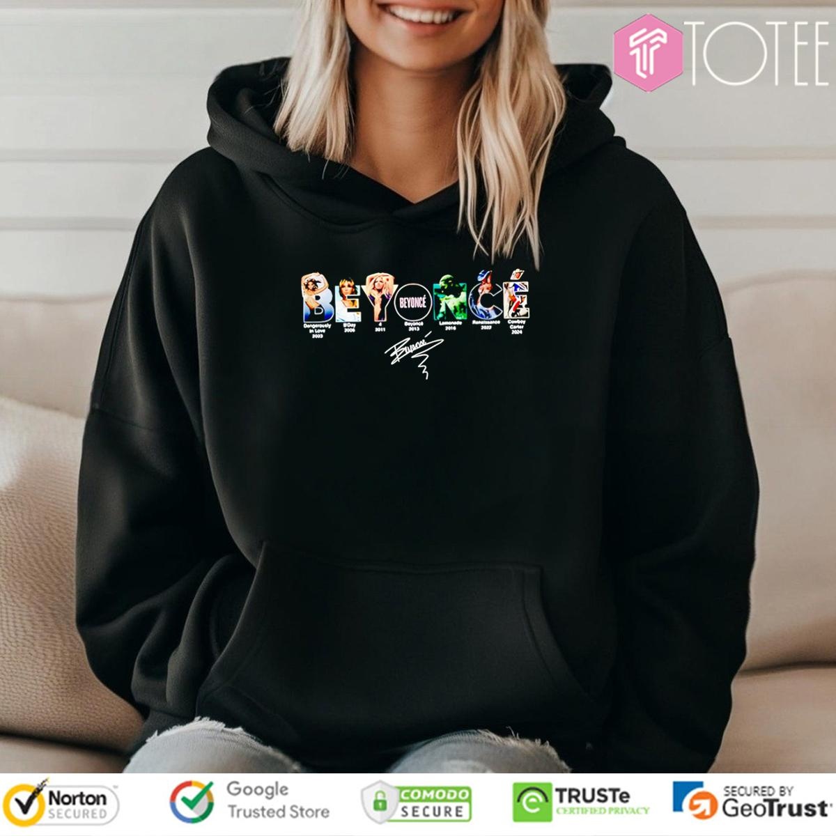 Beyonce Albums Signature Hoodie