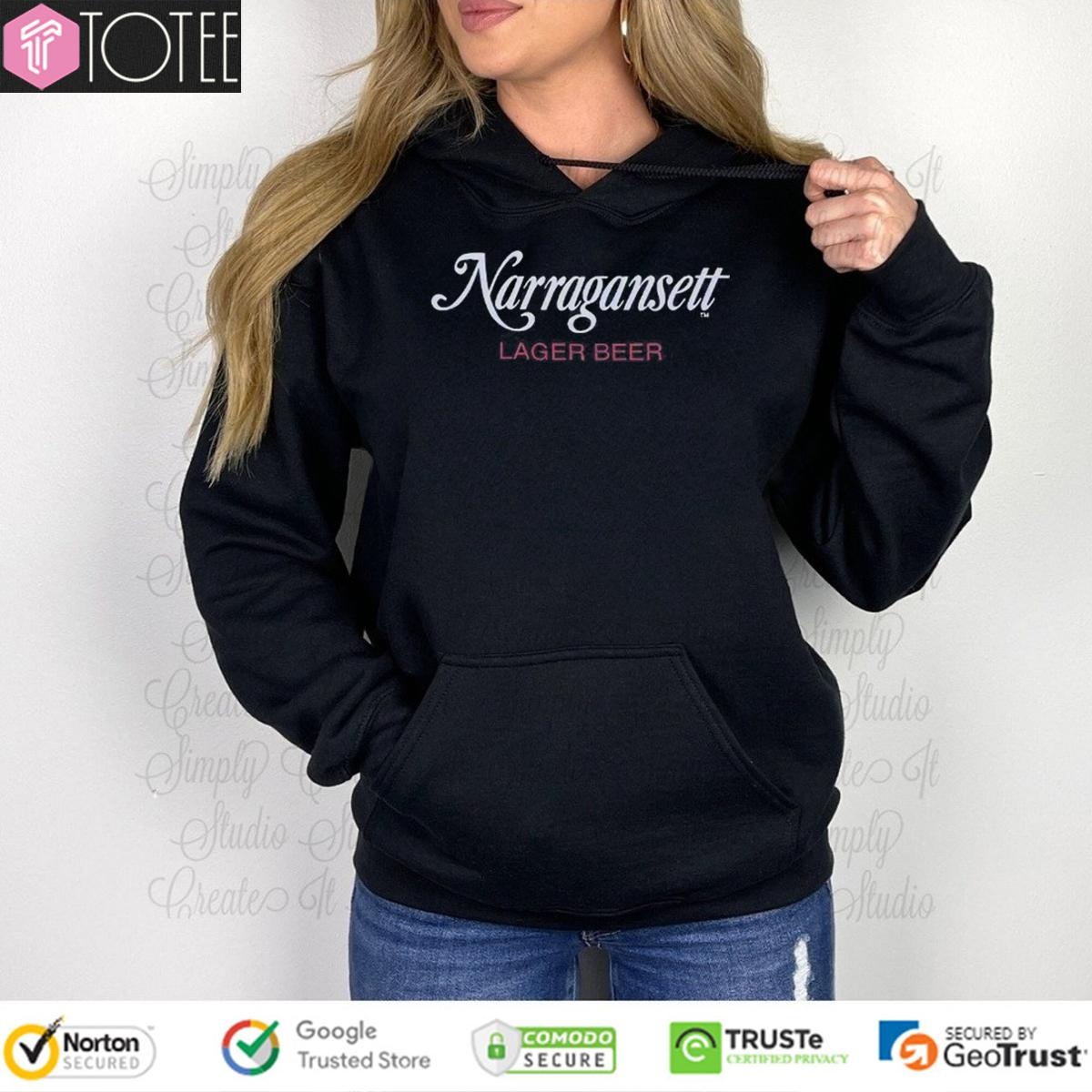 Narragansett Lager Beer Jaws Hoodie