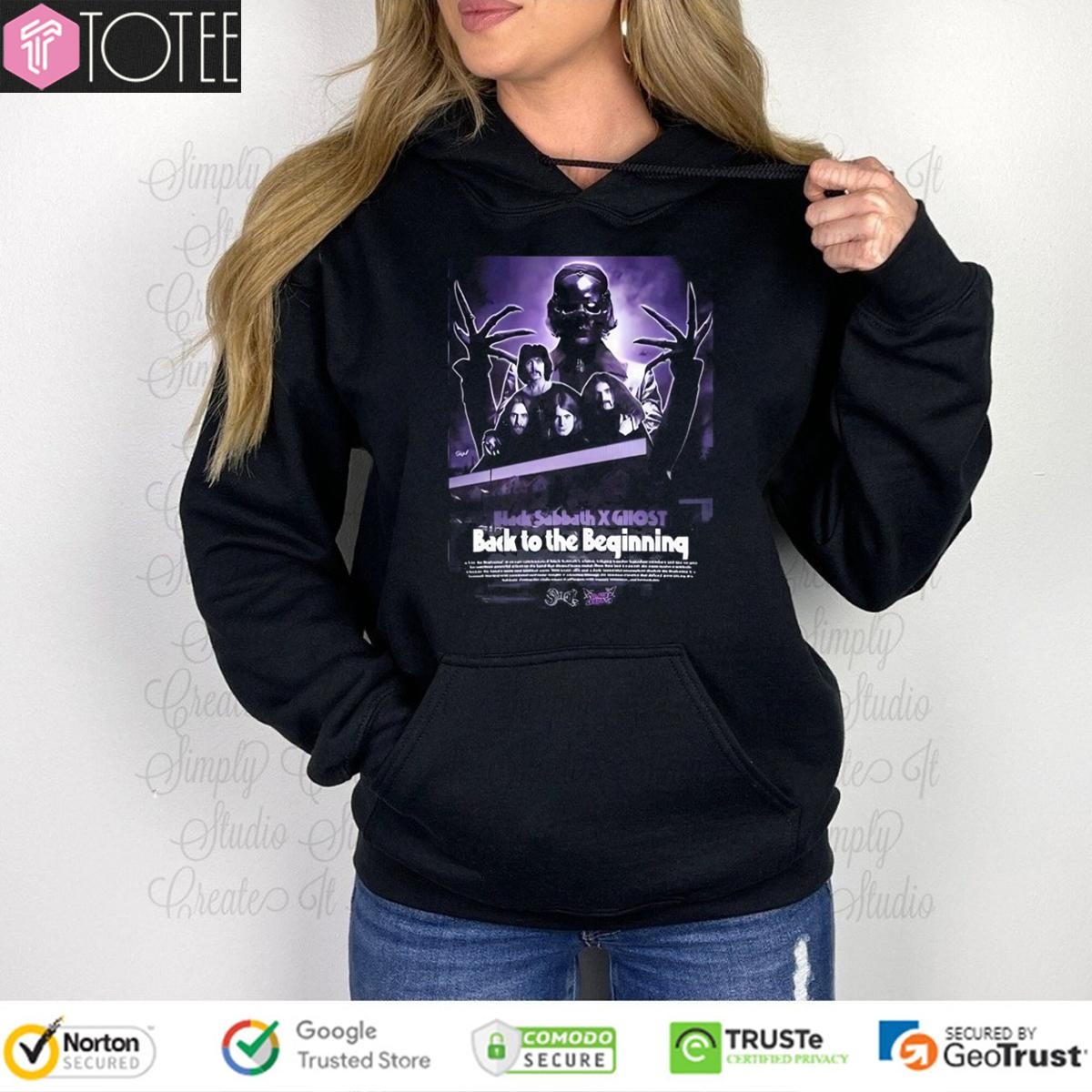 Black Sabbath Ghost Back To The Beginning Show 2025 Hoodie