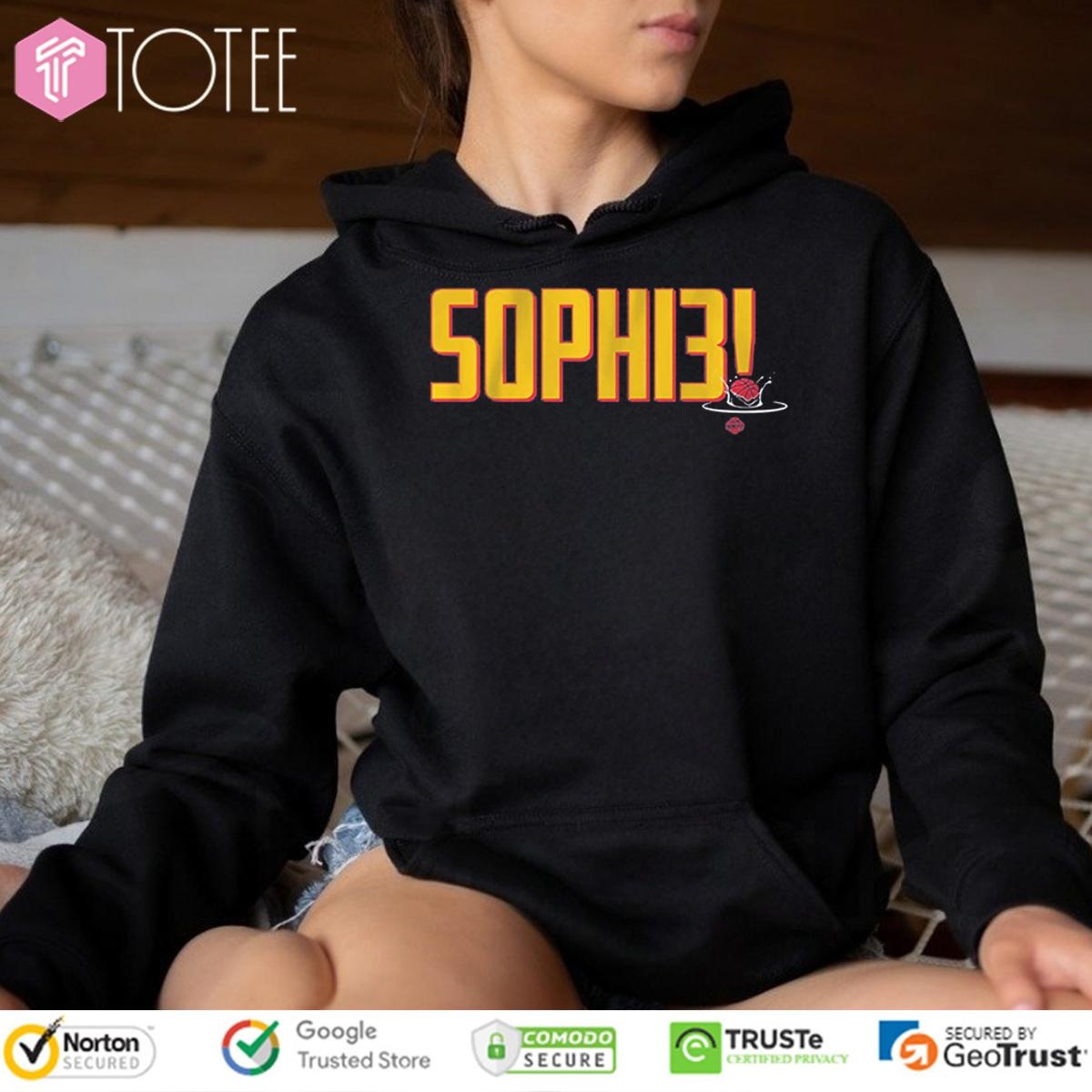 Sophi3 Indiana Fever Sophie Cunningham Indiana Basketball Hoodie