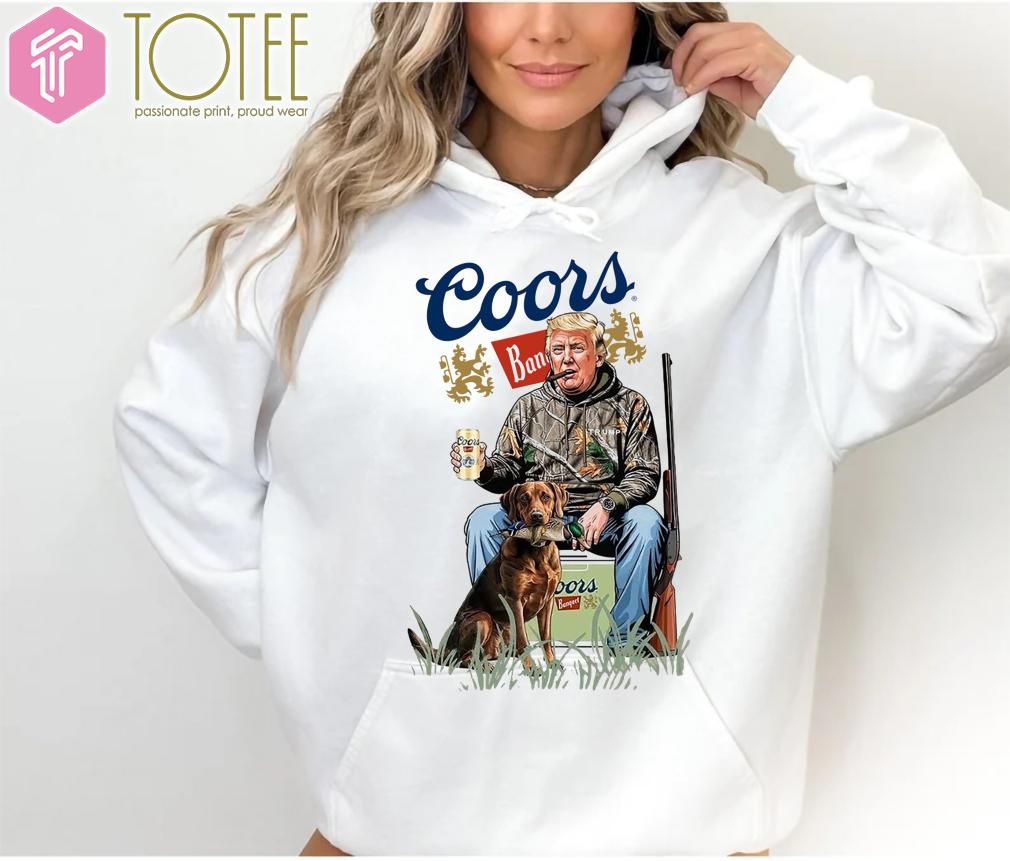 Hunter Trump Coors Banquet Beer No Kings In America Hoodie