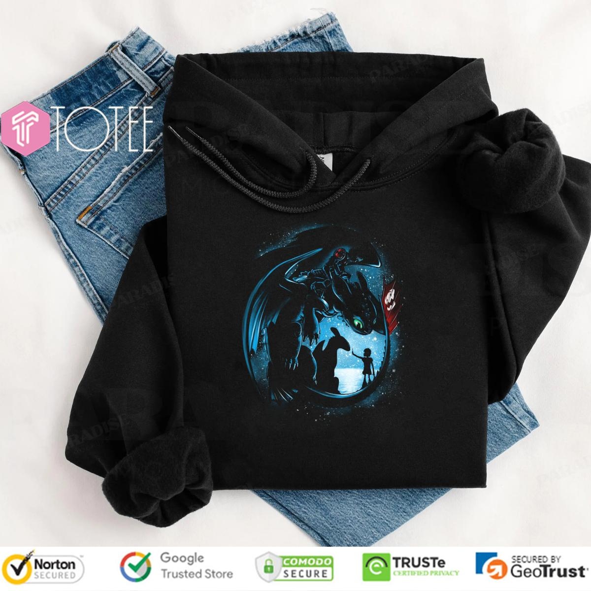 Toothless And Hiccup Yesterday And Tomorrow Hoodie