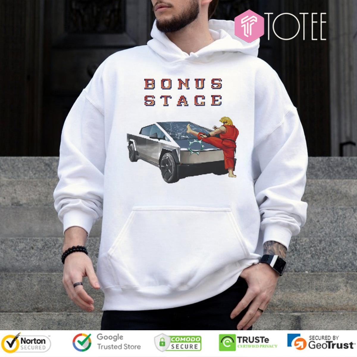 Bonus Stage Tesla Cybertruck Street Fighter Hoodie